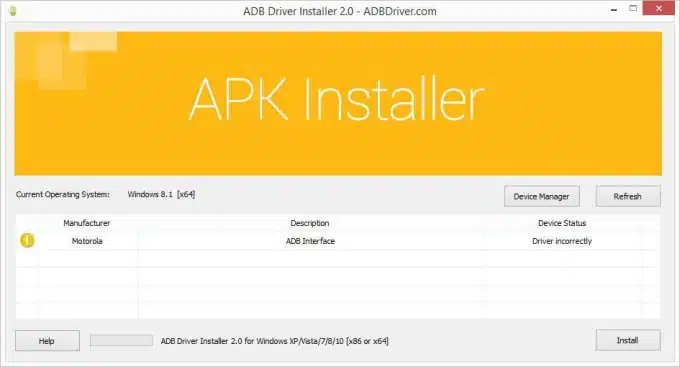 ADB Driver Installer Download for Windows 32-bit/64-bit